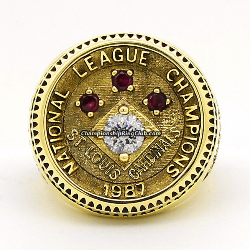 1987 St. Louis Cardinals NLCS Championship Ring/Pendant(Premium)